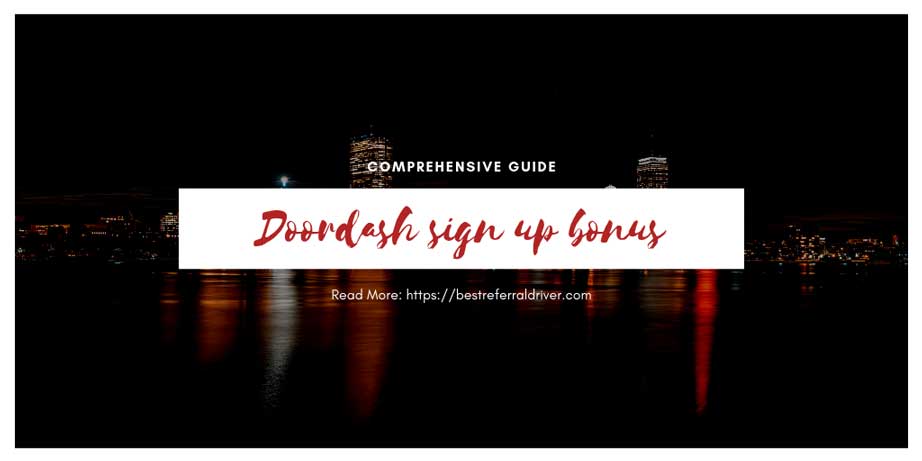 doordash sign up bonus boston