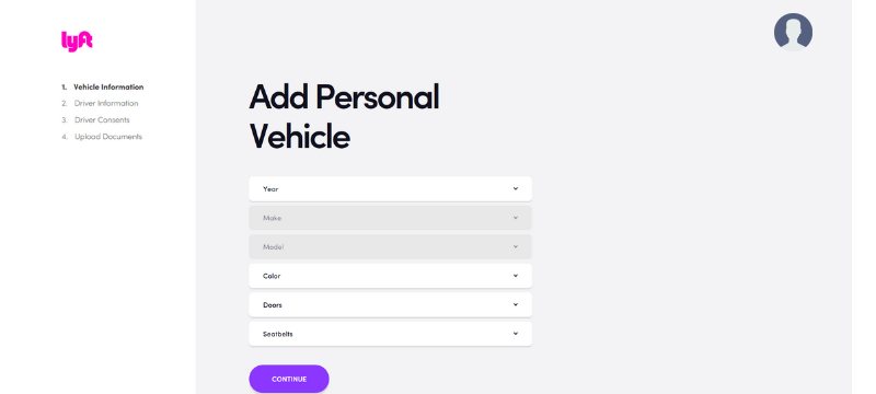  Lyft Application Process Sign up bonus Vehicle information