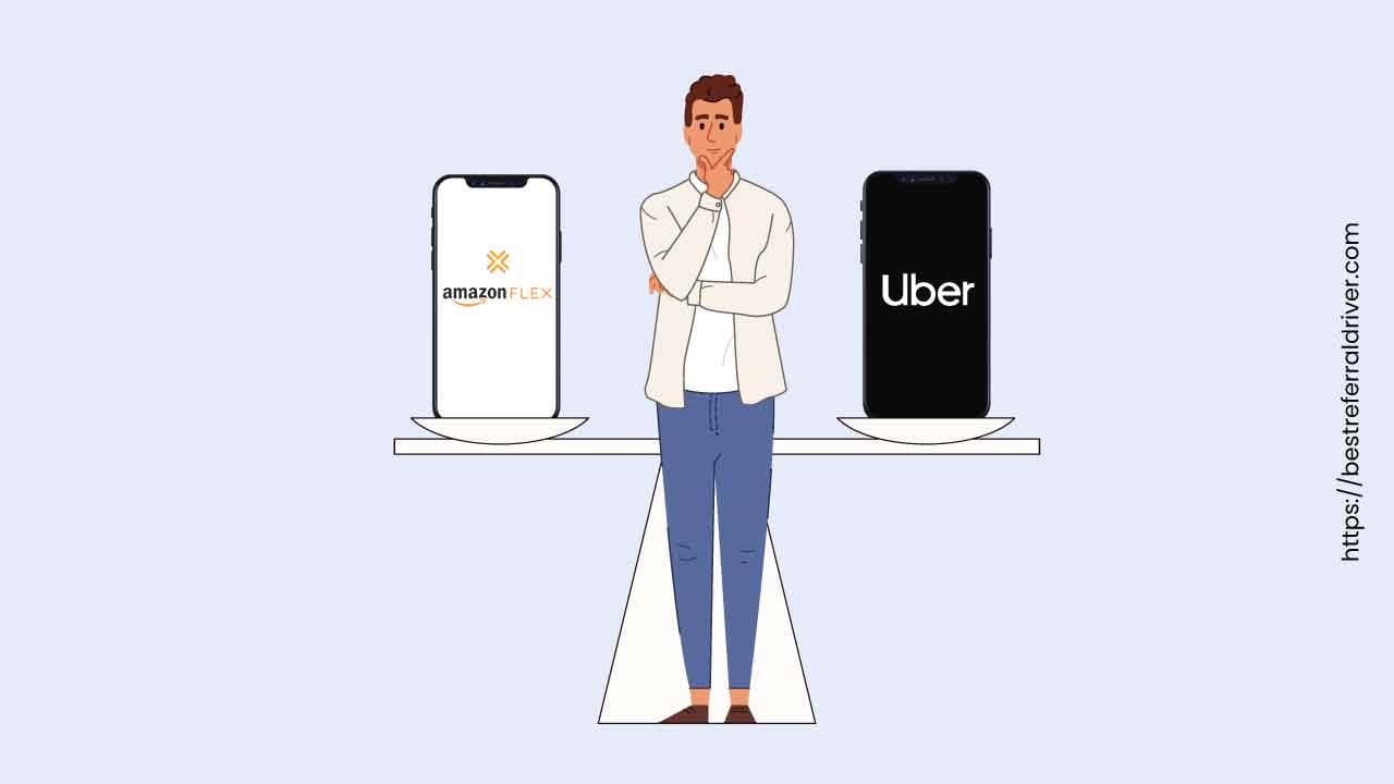 amazon flex vs uber