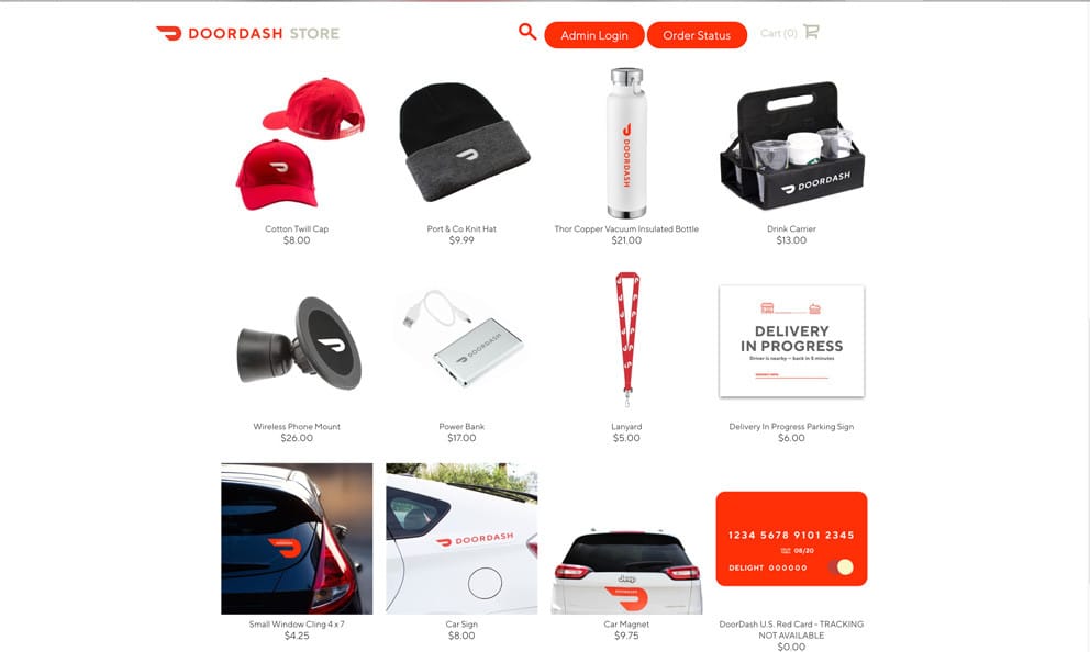 doordash accessories