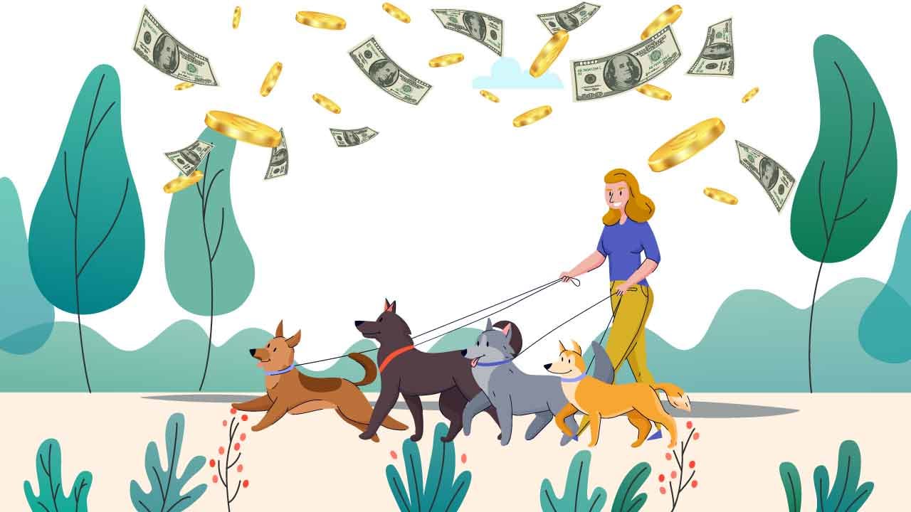 how much does a dog walker make