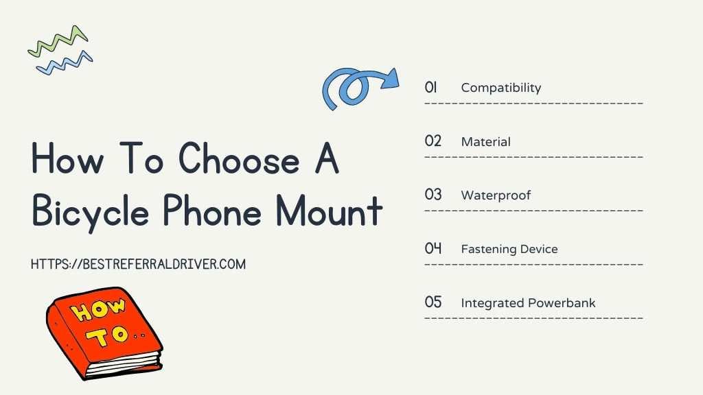 how to choose a bicycle phone mount
