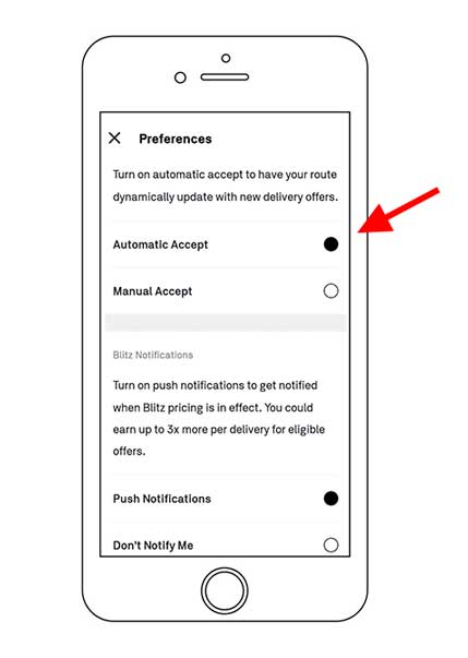 how to set app auto accept fleet App