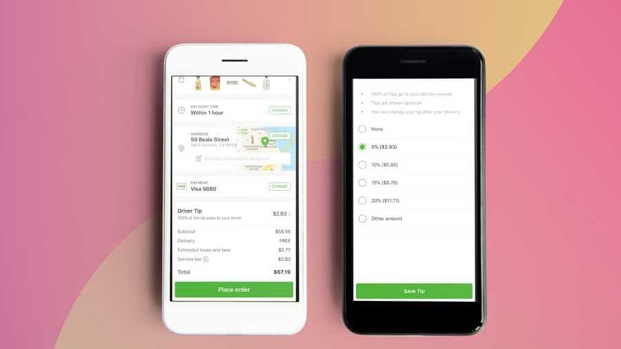 how to tip instacart delivery driver