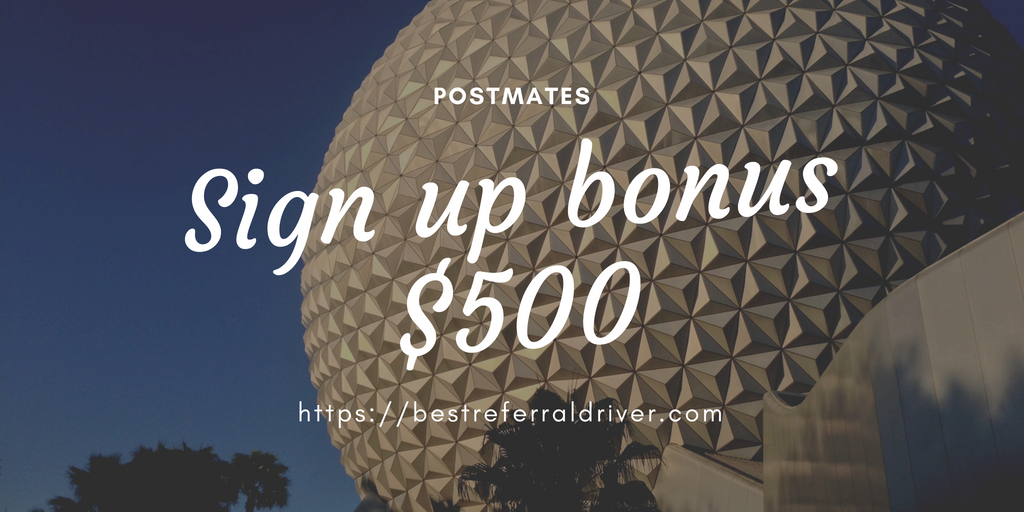 Postmates Signup Bonus Orlando up to 500 Referral Code 2021