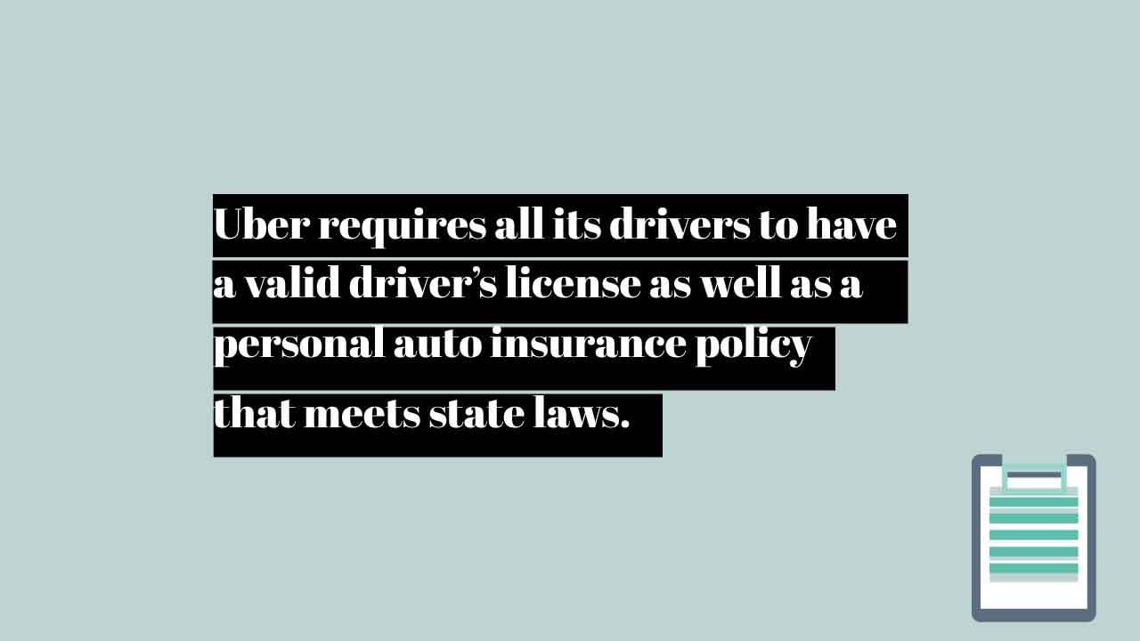 uber driver insurance requirements