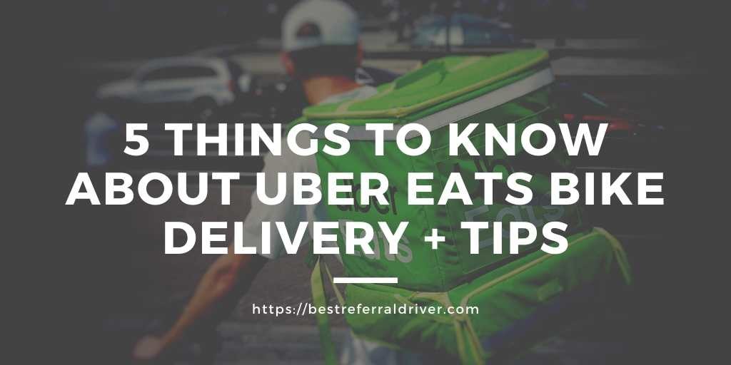 uber eats bike tips