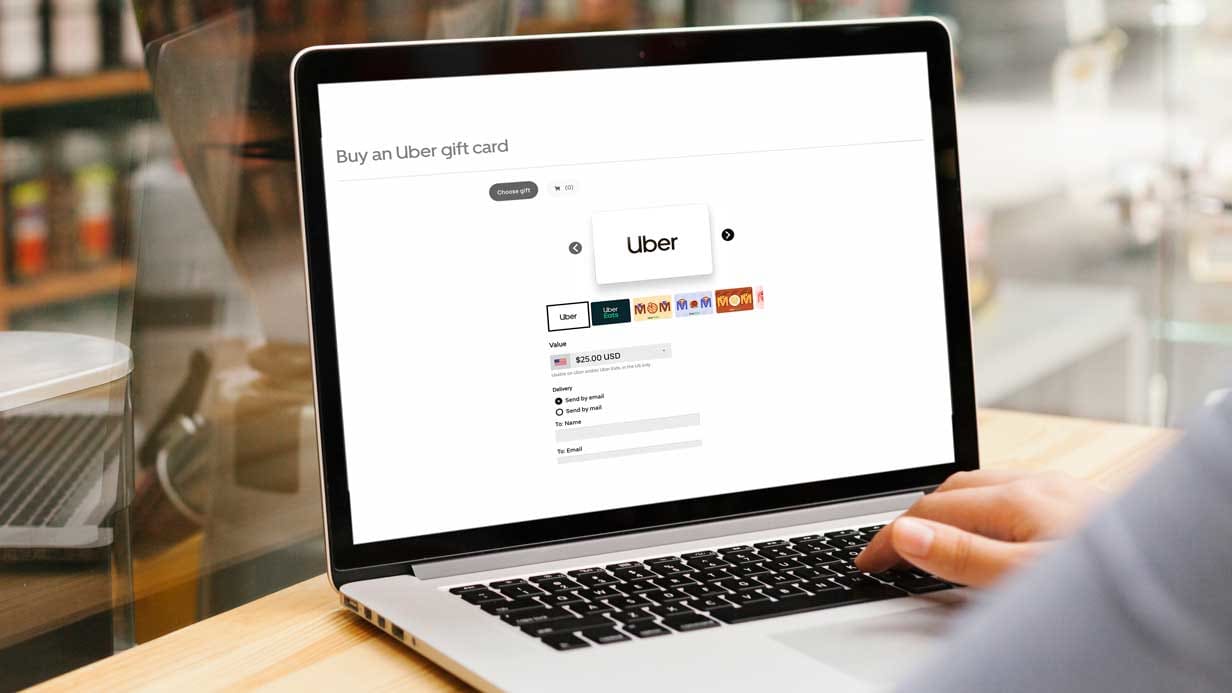 How To Send Digital Uber Eats Gift Card