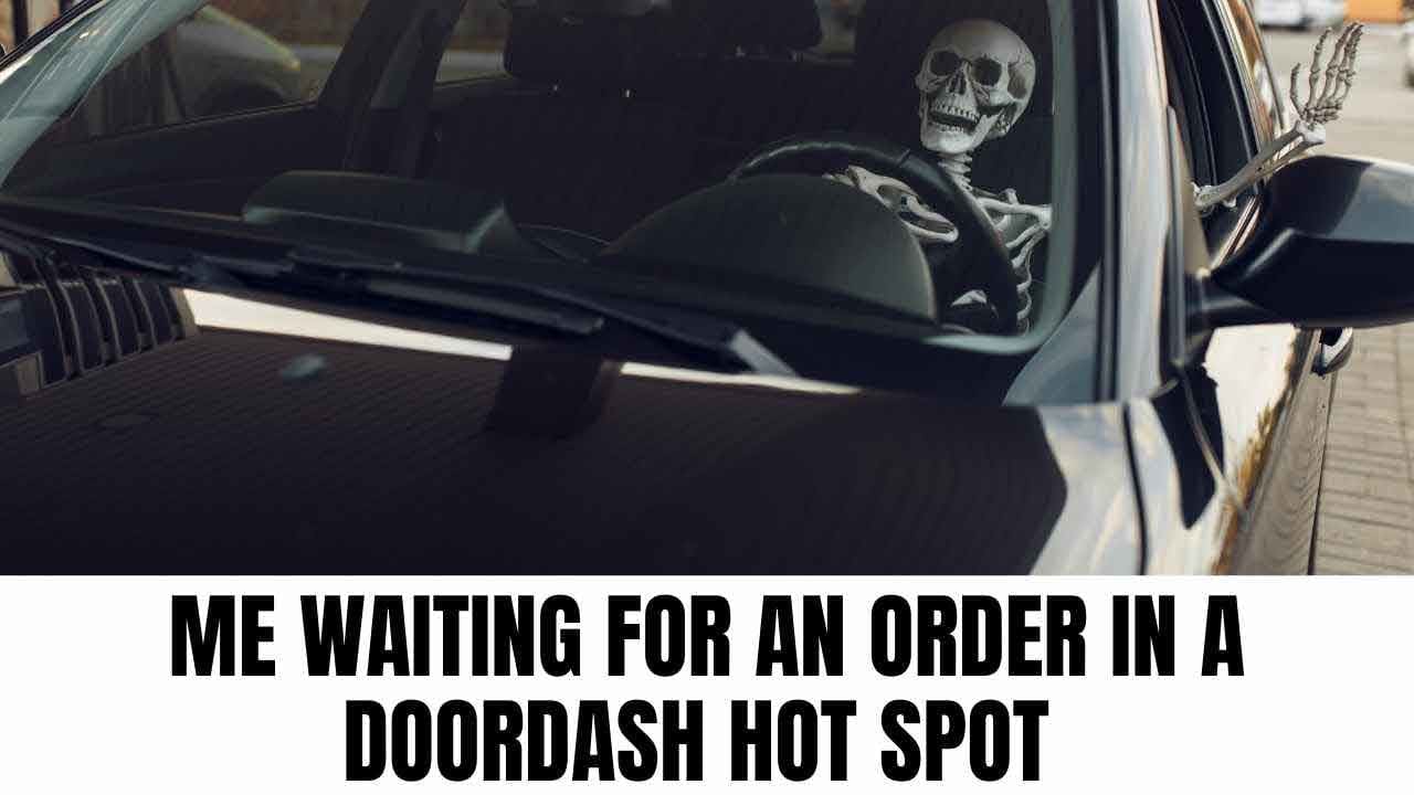why no order in a doordash hot spot